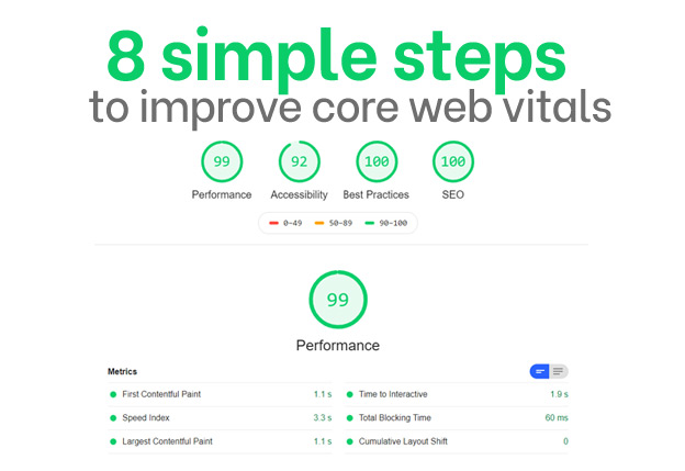 8 simple steps to improve core web vitals